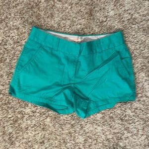 J Crew Chino Shorts. Size 0